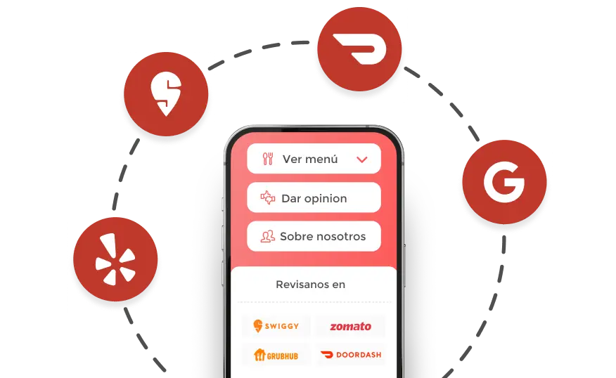 Imagen que muestra una página de destino móvil personalizada creada con Scanova.