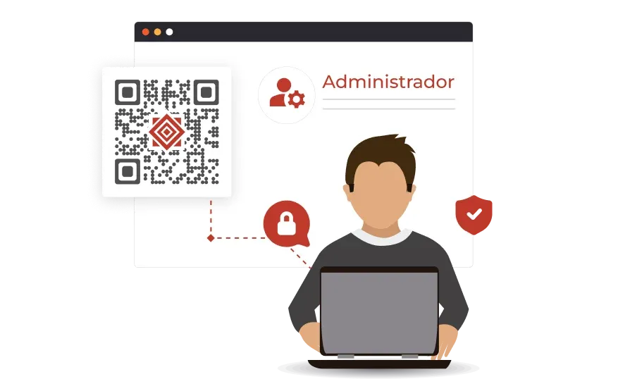 Cuando se trata del Generador de códigos QR de Scanova, sólo el usuario autorizado puede acceder al contenido vinculado.