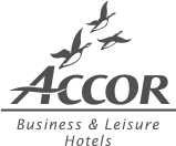 Accor's logo showcased as an example of leading brands using Scanova's QR Code Generator for enhanced customer interactions.