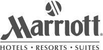 Marriott's logo is showcased as an example of leading brands using Scanova's QRs for effective campaign management.
