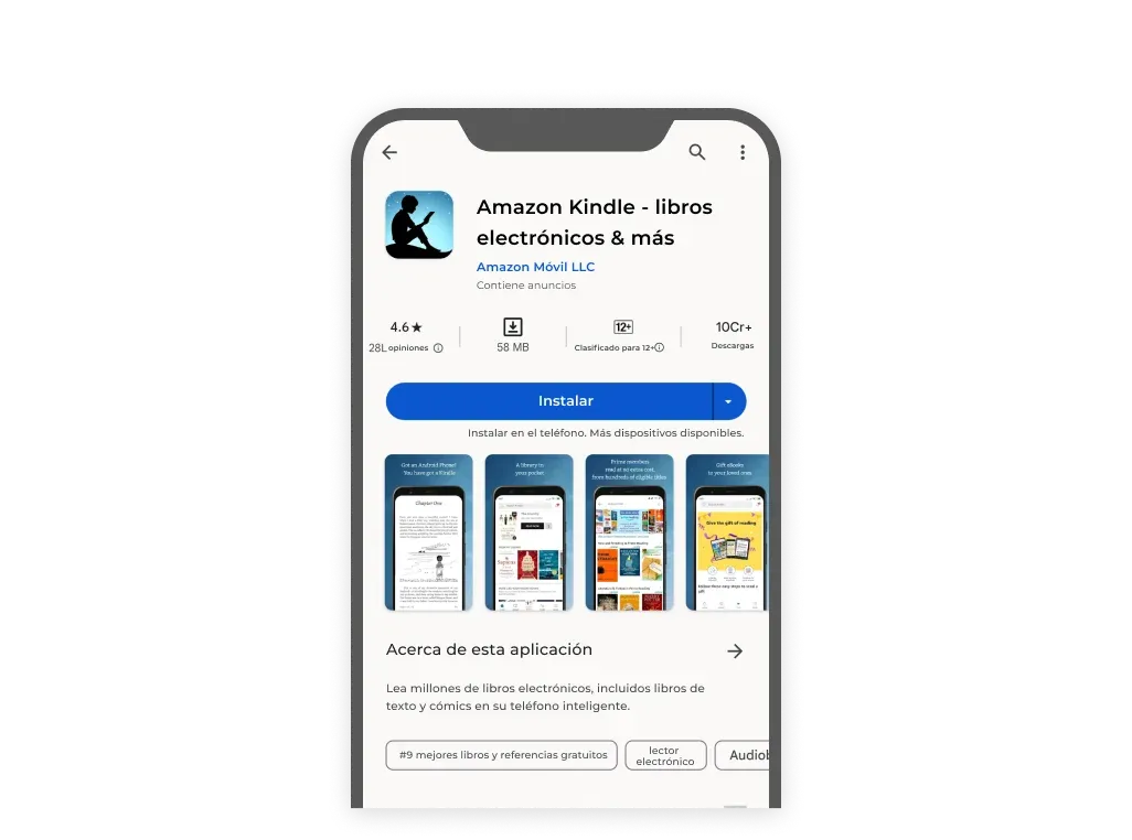 Códigos QR para tienda de aplicaciones