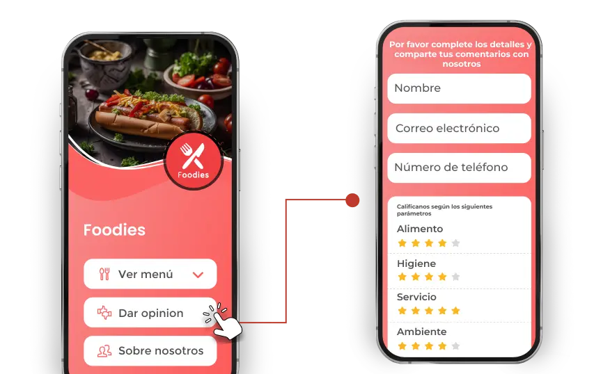 Facilite a los clientes calificar y opinar con los códigos QR dinámicos de Scanova.