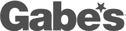 An example of retail brands using Scanova's QR Code Generator, shown with Gabe's logo.