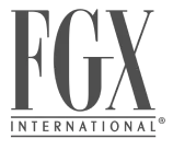 An example of retail brands using Scanova's QR Codes for efficient product tracking, shown with FGX International's logo.