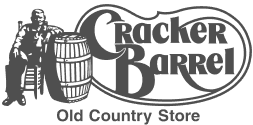 Cracker Barrel's logo among brands using Scanova's tool for enhancing information accessibility.