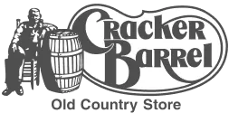 Cracker Barrel's logo, a restaurant chain enhancing accessibility through Scanova's services.