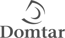 Domtar logo, a pulp and paper company using Scanova for it's effecient product tracking.