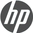 HP's logo, a technology brand using our QR services for efficient product tracking.