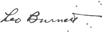 Leo Burnett's logo, displayed with brands using our QR code tool for successful marketing campaigns.
