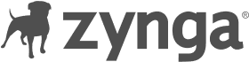 Zynga's logo, displayed with leading brands using our QR codes for enhanced user engagement.