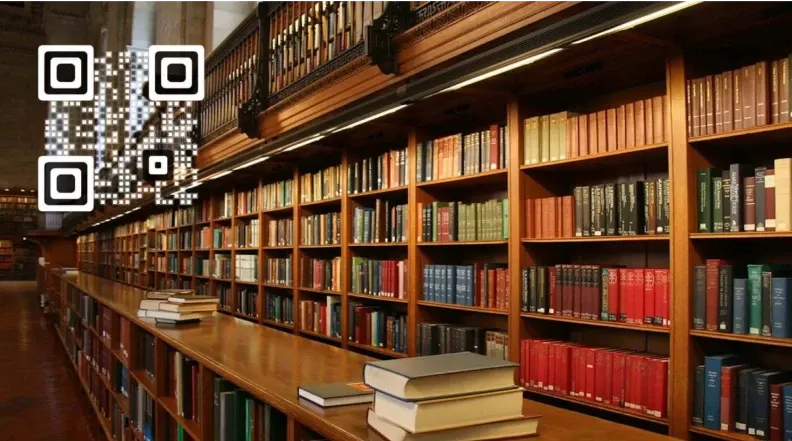 Scanova's QR Codes in libraries.